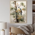 thumbnail image 1 of Designart "Minimalist Guardians of the Forest III" Animals Floater Framed Wall Decor, 1 of 7