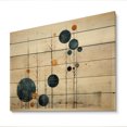 thumbnail image 1 of Designart "Minimalist Oasis Colorful Mid Century Zen VI" Abstract Collages Print on Natural Pine Wood, 1 of 5