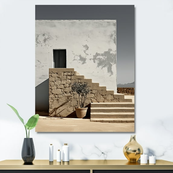 Designart "Minimalist Photography Of Monumental Scenery III" Monuments Wall Decor