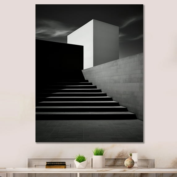 Designart "Minimalist Photography Of Monumental Scenery IV" Monuments Canvas Art Print