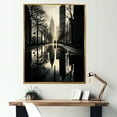 thumbnail image 1 of Designart "Minimalist Scenery Featuring Skyscrapers In Photography" Skyscrapers Floater Framed Wall Decor, 1 of 5