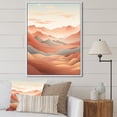 thumbnail image 1 of Designart "Minimalist Scenery Of The Canyon Desert II" Canyon Floater Framed Wall Art Living Room, 1 of 5