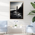thumbnail image 1 of Designart "Minimalist Scenic Lighthouses" Lighthouses Floater Framed Canvas Wall Art, 1 of 5