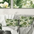 thumbnail image 1 of Designart "Minimalist Tropical Florals II" Tropical Printed Throw Pillow, 1 of 5