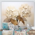 thumbnail image 1 of Designart "Minimalist Vintage Hydrangea" Hydrangea Canvas Prints, 1 of 7