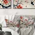 thumbnail image 1 of Designart "Minimalistic Asian Essence I" Oriental Printed Throw Pillow, 1 of 5