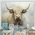 thumbnail image 1 of Designart "Minimalistic Beige Yak Art III" Yaks Canvas Prints, 1 of 7