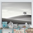 thumbnail image 1 of Designart "Minimalistic Countryside Panorama I" Countryside Floater Framed Wall Art Living Room, 1 of 5