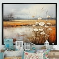 thumbnail image 1 of Designart "Minimalistic Infinite Fields Of Prairies IV" Prairies Floater Framed Canvas Art Print, 1 of 5