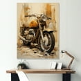 thumbnail image 1 of Designart "Minimalistic Motorbike III" Motorcycle Canvas Wall Art, 1 of 7