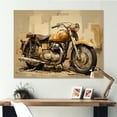 thumbnail image 1 of Designart "Minimalistic Motorbike IV" Motorcycle Canvas Prints, 1 of 7
