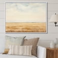 thumbnail image 1 of Designart "Minimalistic Scenic Meadows In Endless Prairies I" Prairies Floater Framed Wall Decor, 1 of 5