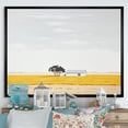 thumbnail image 1 of Designart "Minimalistic Scenic Meadows In Endless Prairies II" Prairies Floater Framed Canvas Art Print, 1 of 5