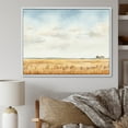 thumbnail image 1 of Designart "Minimalistic Scenic Meadows In Endless Prairies III" Prairies Floater Framed Wall Art Prints, 1 of 5