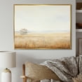 thumbnail image 1 of Designart "Minimalistic Scenic Meadows In Endless Prairies" Prairies Floater Framed Canvas Prints, 1 of 5