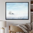 thumbnail image 1 of Designart "Minimalistic Winter Views" Winter Landscape Floater Framed Wall Art Prints, 1 of 5