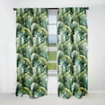 thumbnail image 1 of Designart "Mirage Amidst Tropical Palms II" Tropical Blackout Curtain Single Panel, 1 of 4