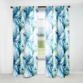 thumbnail image 1 of Designart "Mirage In The Tropical Ocean III" Tropical Room Darkening Curtain Panel, 1 of 6