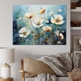 thumbnail image 1 of Designart "Mist-Clad Floral Expanse I" Flower Wall Art Prints, 1 of 1