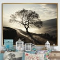 thumbnail image 1 of Designart "Misty Mountain Morning: A Mystery III" Minimalism Floater Framed Wall Art Prints, 1 of 5