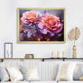 thumbnail image 1 of Designart "Misty Rose Spectrum Ethereal Hue II" Landscapes Framed Wall Art Decor - Traditional Pink Rainbow Living Room Framed Canvas Art, 1 of 6