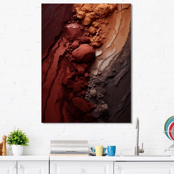 Designart "Mocha Mesa Of Coffee" Coffee Canvas Prints