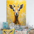 thumbnail image 1 of Designart "Modern Art Vibrant Caprine Likeness" Animals Goat Canvas Prints, 1 of 7