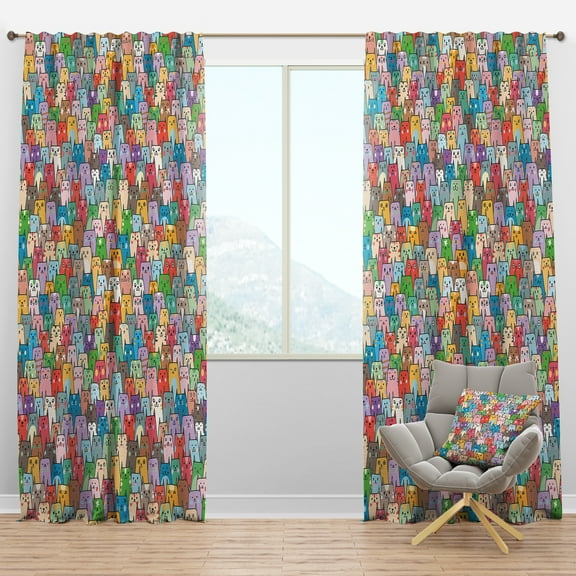 Designart Modern Blackout Curtain