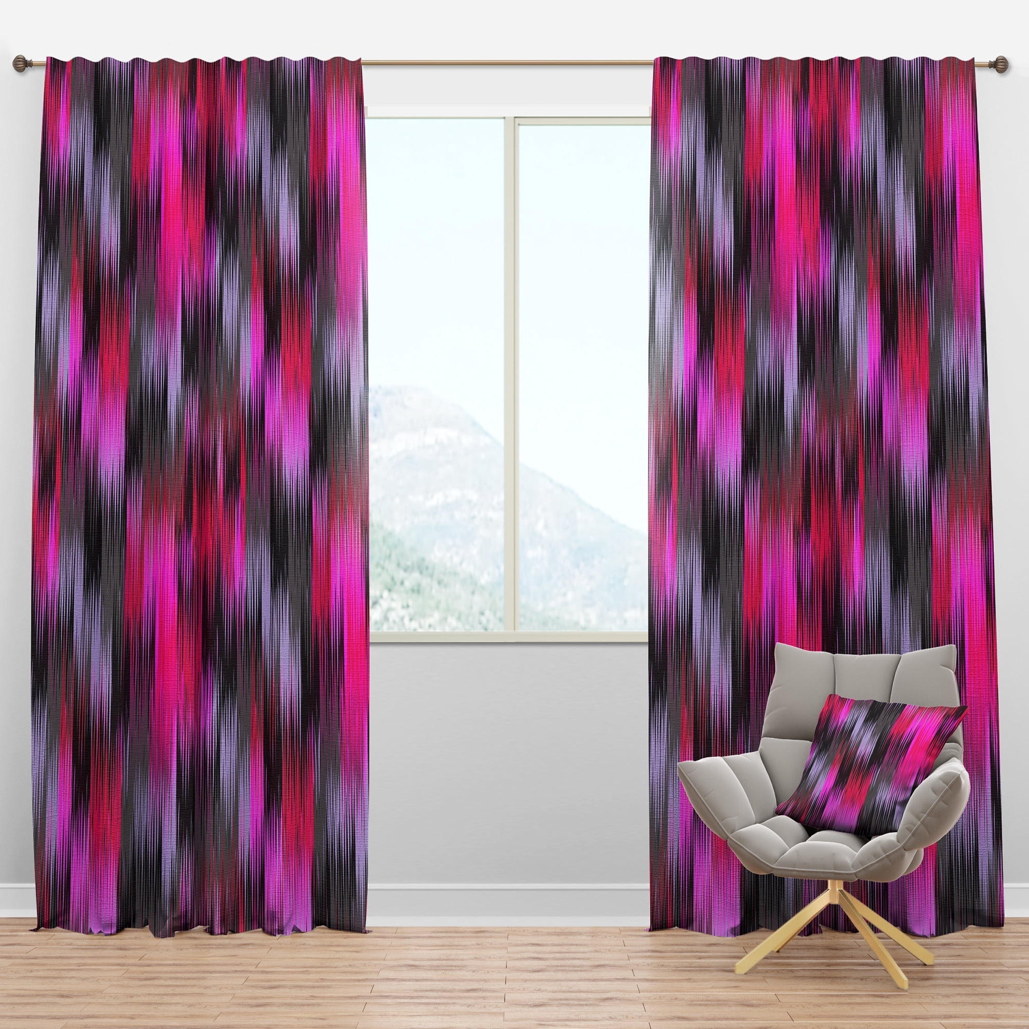 Designart Modern Blackout Curtain