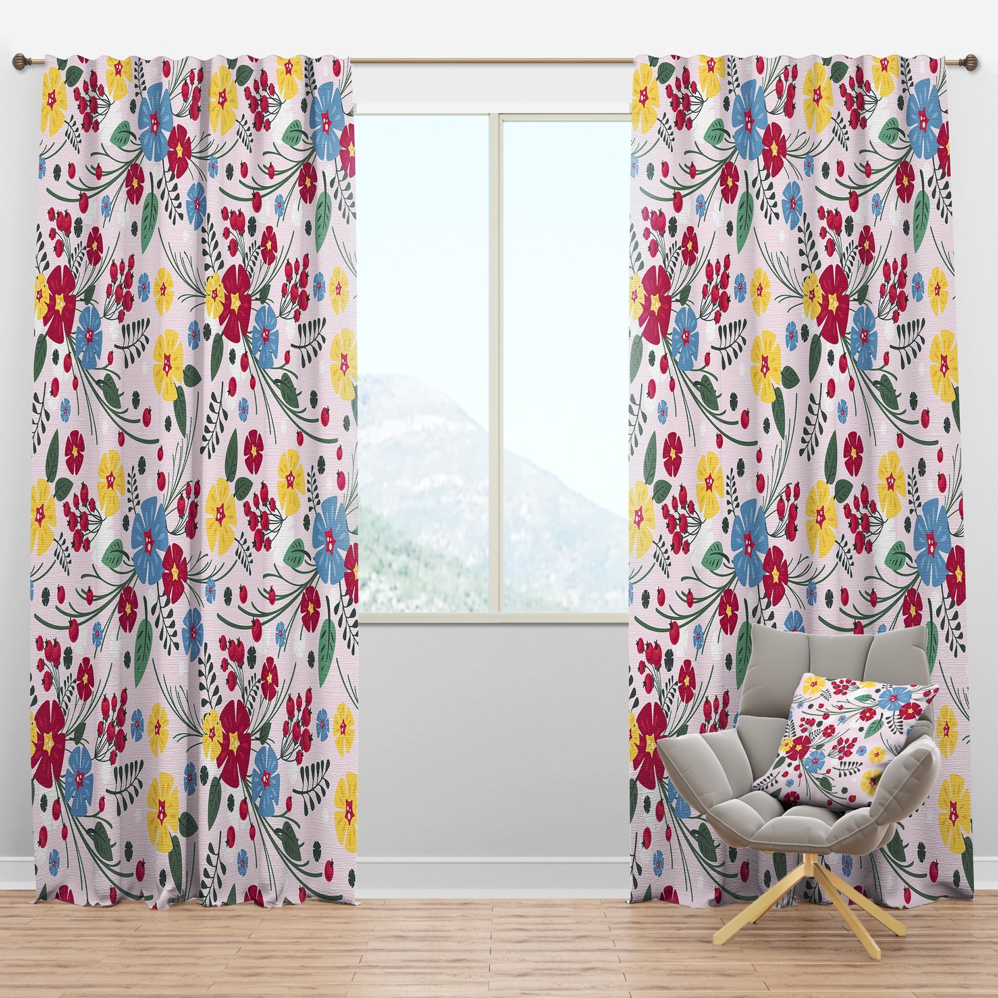 Designart Modern Blackout Curtain