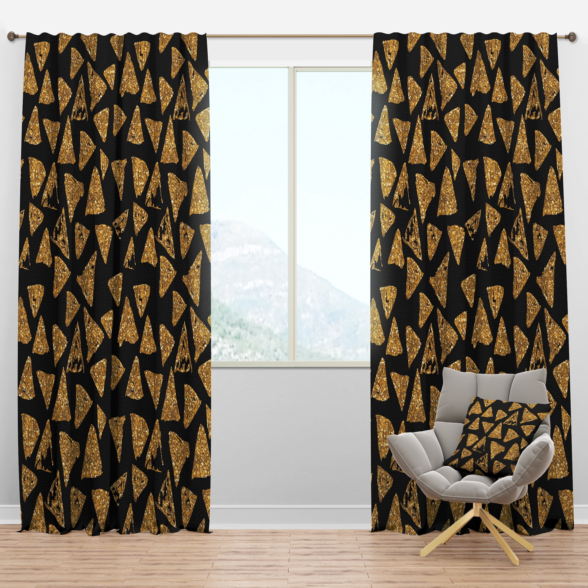 Designart Modern/Contemporary Blackout Curtain