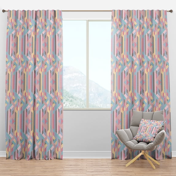 Designart Modern/Contemporary Blackout Curtain