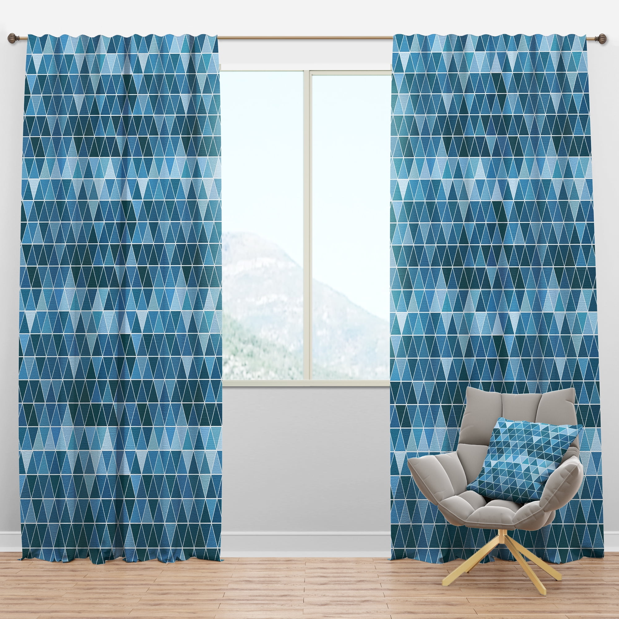 Designart Modern/Contemporary Blackout Curtain