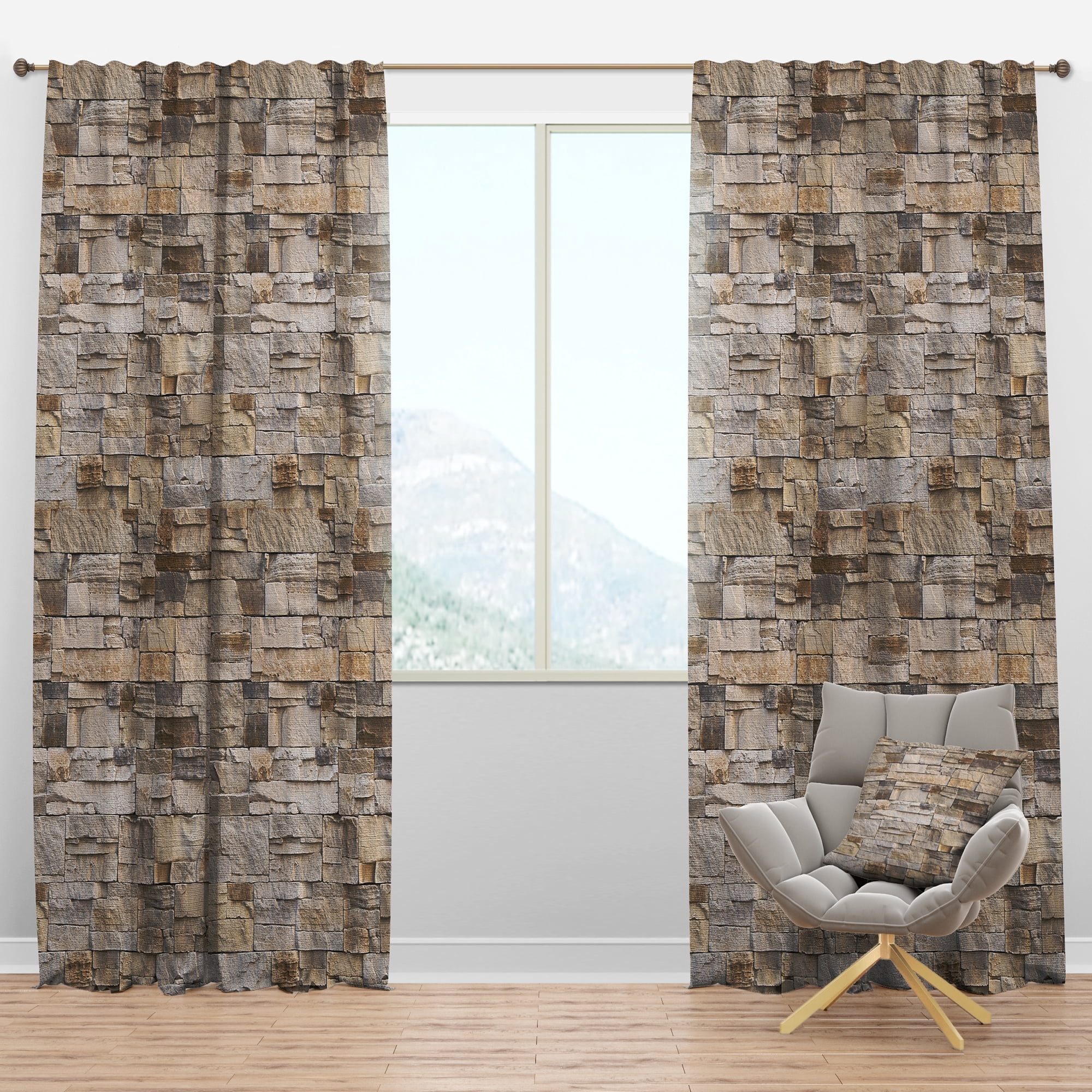 Designart Modern/Contemporary Blackout Curtain