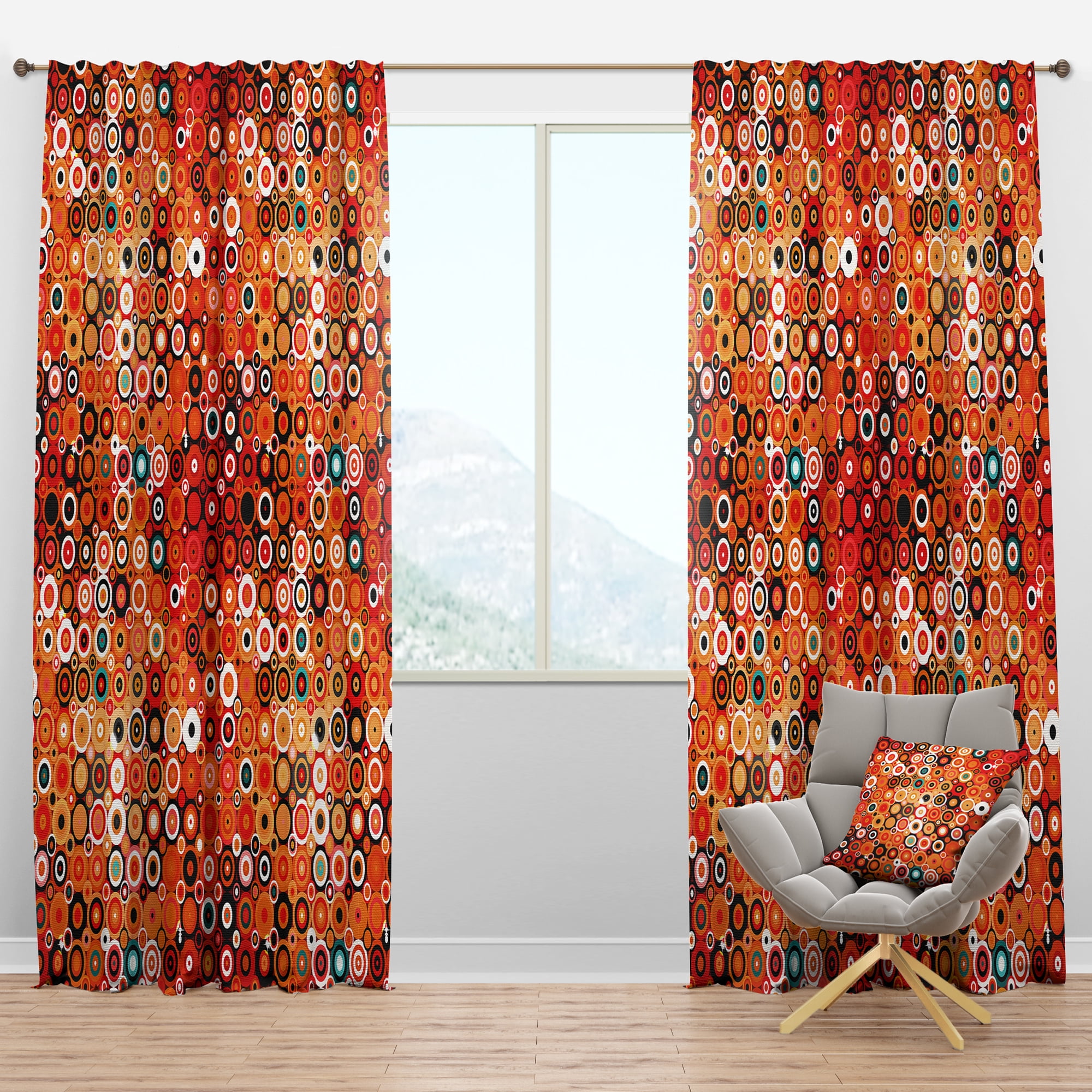 Designart Modern/Contemporary Blackout Curtain