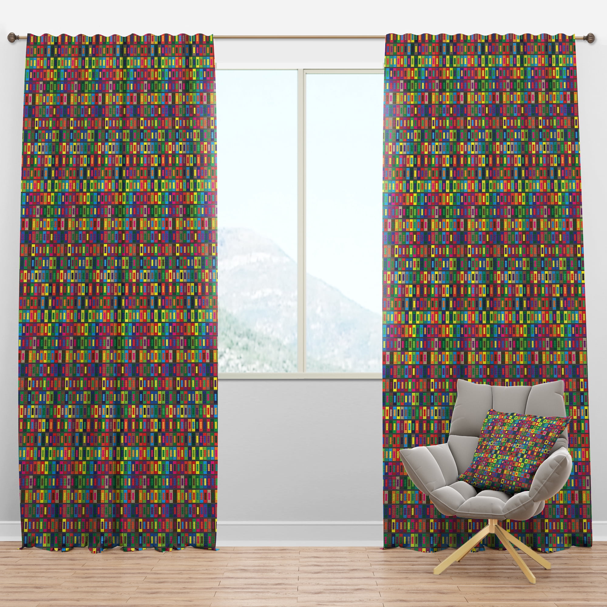 Designart Modern/Contemporary Blackout Curtain