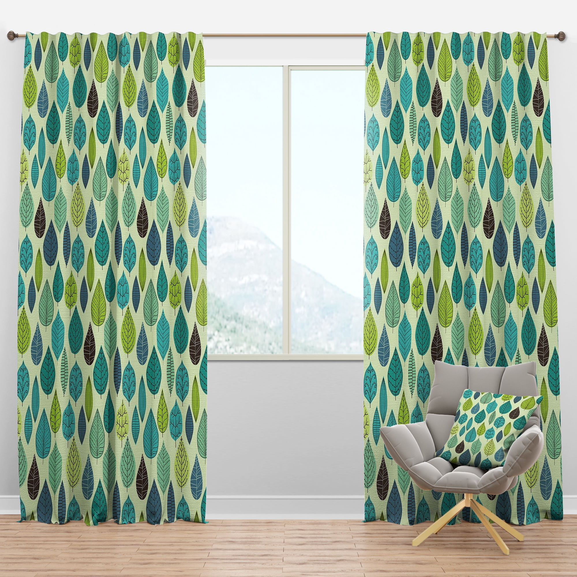 Designart Modern/Contemporary Blackout Curtain