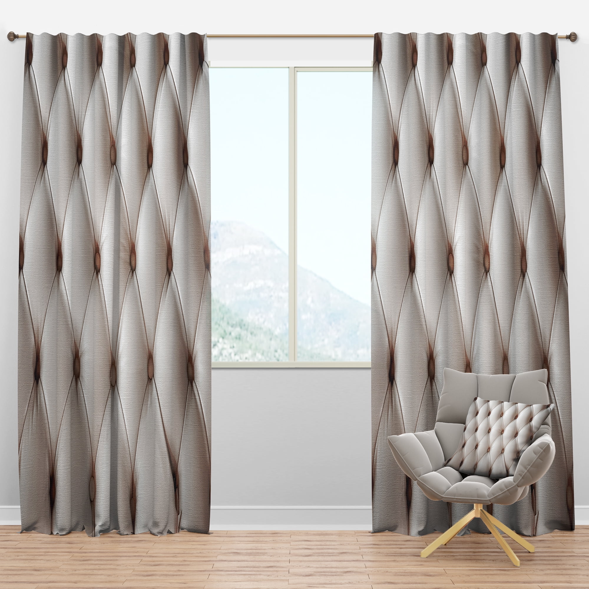 Designart Modern/Contemporary Blackout Curtain