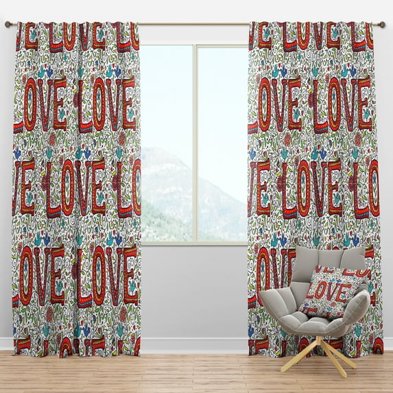 Designart Modern/Contemporary Blackout Curtain
