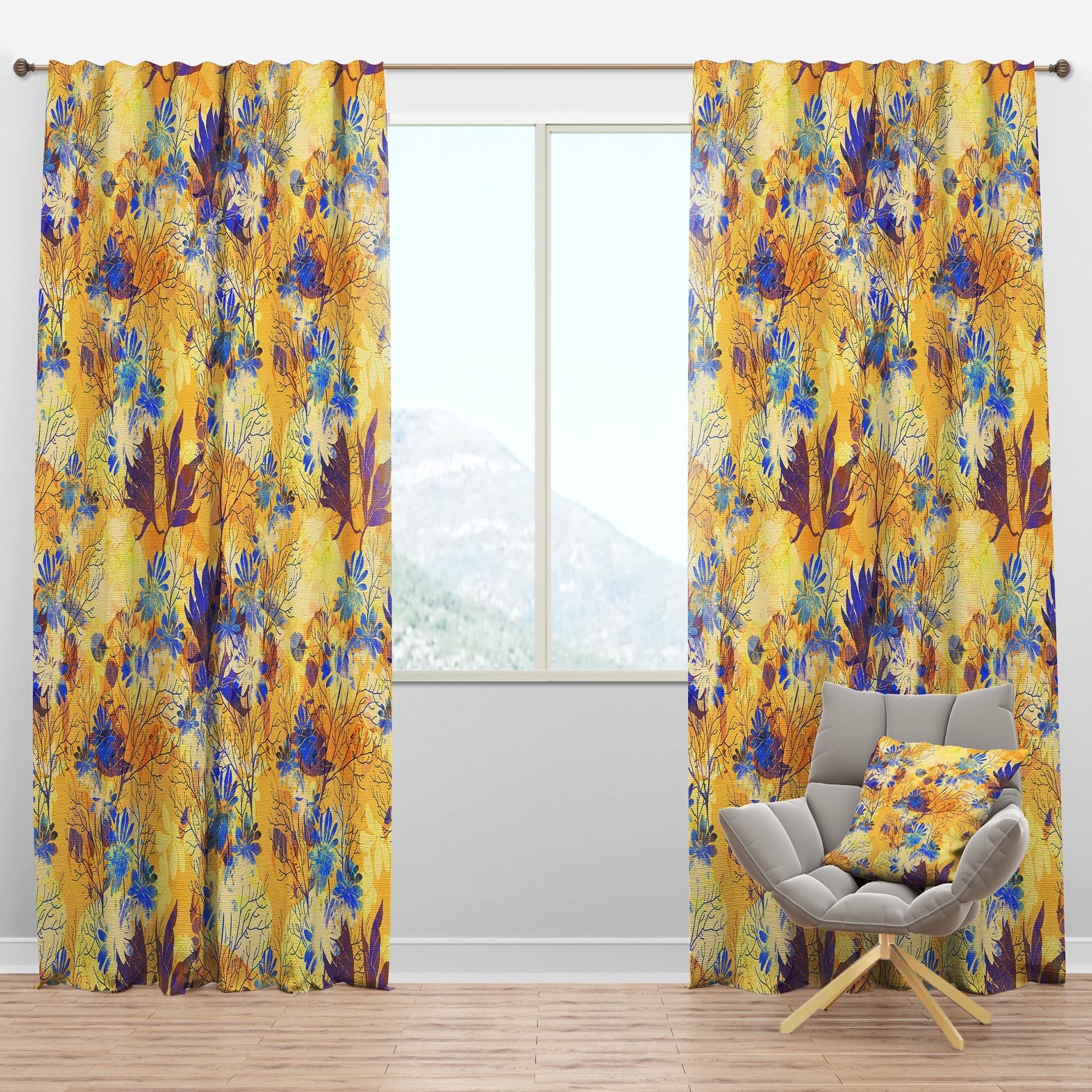Designart Modern/Contemporary Blackout Curtain