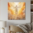 thumbnail image 1 of Designart "Modern Devotion to Jesus II" Christianism Metal Art Print, 1 of 5