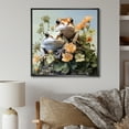 thumbnail image 1 of Designart "Modern Serenity In Frog World I" Frogs & Toads Floater Framed Canvas Prints, 1 of 5
