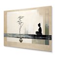 thumbnail image 1 of Designart "Modern Zen Asian Painting I" Asian Metal Wall Art Prints, 1 of 5
