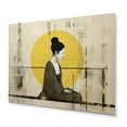 thumbnail image 1 of Designart "Modern Zen Asian Painting II" Asian Metal Wall Art, 1 of 5