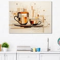 thumbnail image 1 of Designart "Modest Coffee Cup Design II" Utensils Canvas Prints, 1 of 7