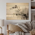 thumbnail image 1 of Designart "Monkey Asian Painting III" Asian Print on Natural Pine Wood, 1 of 1