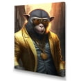 thumbnail image 1 of Designart Monkey Gangster In NYC II Canvas Wall Art, 1 of 5