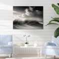 thumbnail image 1 of Designart "Monochromatic Beach Sand And Grass" Coastal Beach Sand Wall Decor, 1 of 7