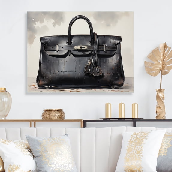 Designart "Monochromatic Elegance III" Fashion Metal Art Living Room