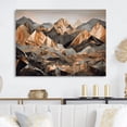 thumbnail image 1 of Designart "Monochromatic Geometric Horizons" City Geometric Metal Art Living Room, 1 of 5